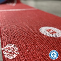 Terrain de palets (shuffleboard) sur tapis